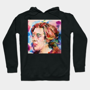 OSCAR WILDE watercolor portrait .16 Hoodie